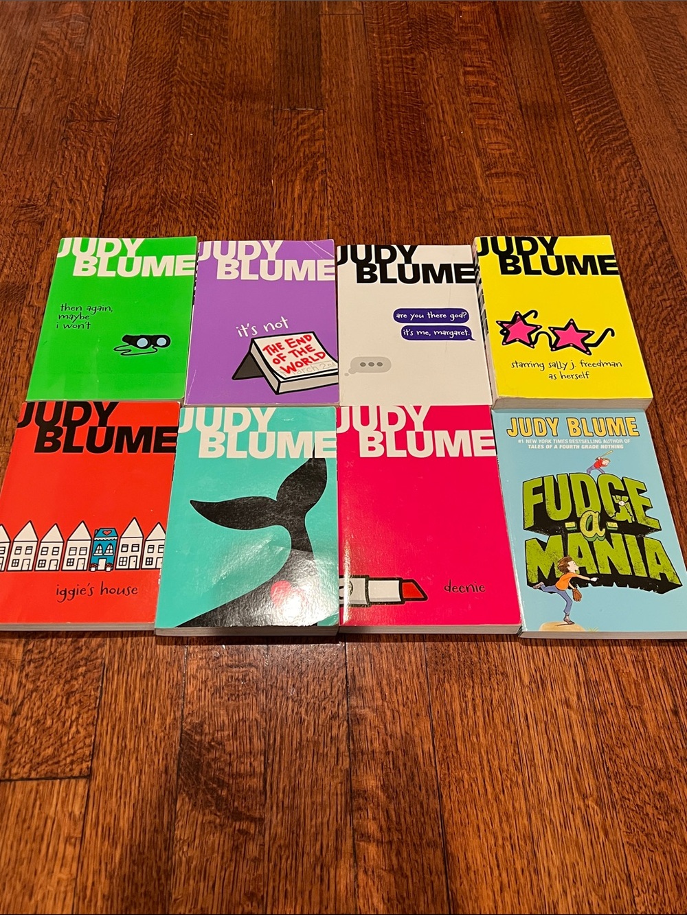 Collection of 8 Judy Blume Paperback books